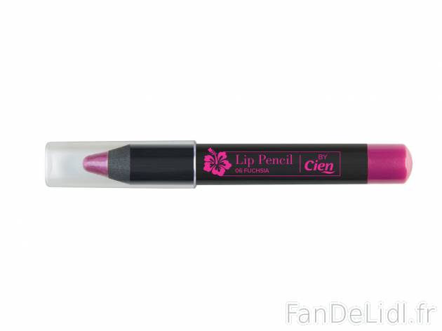 Rouge à lèvres crayon , prezzo 1.99 €  
-  3 coloris au choix