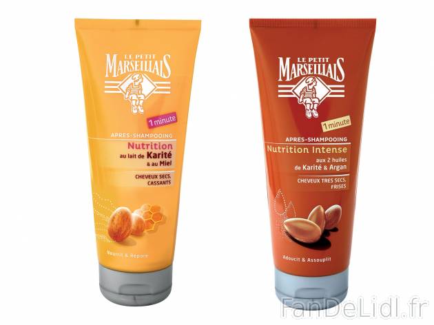 Le Petit Marseillais après-shampooing , prezzo 1.34 € 
- Soit le lot de 2 x ...