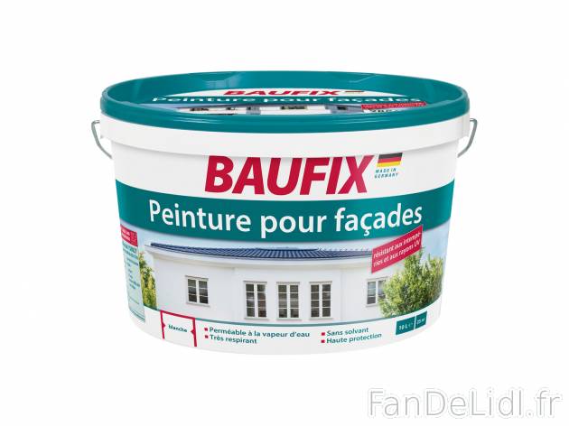 Peinture pour façades , prezzo 16.99 €  
-  Blanche
-  Env. 10 L
