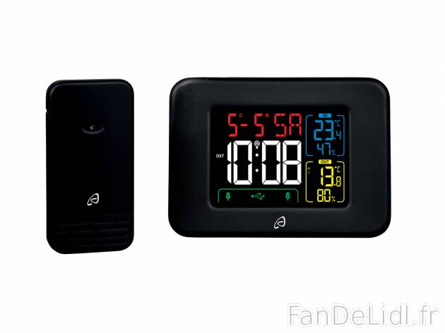 Station météo radioguidée , prezzo 19.99 € 
- Usage intérieur et extérieur
- ...