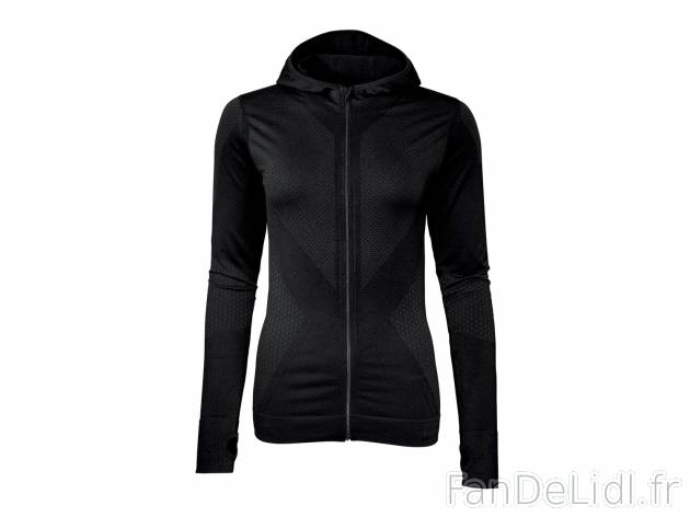 Veste technique seamless , prezzo 9.99 € 
- Ex. 87 % polyamide, 8 % élasthanne ...