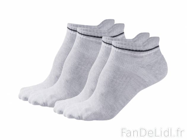 Socquettes de sport , prezzo 2.99 € 
- Ex. 64 % coton, 32 % polyamide et 4 % ...