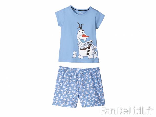 Pyjashort fille , prezzo 5.99 € 
- Ex. haut 93 % coton et 7 % viscose et bas ...