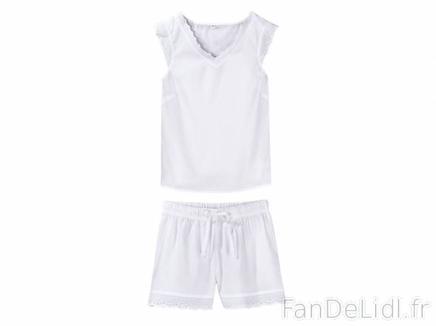 Pyjashort femme , prezzo 7.99 €  
-  100 % coton
-  3 coloris au choix
