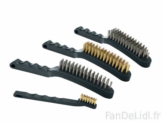 Set de brosses métalliques , prezzo 4.99 € 
- Pour nettoyer et éliminer la ...