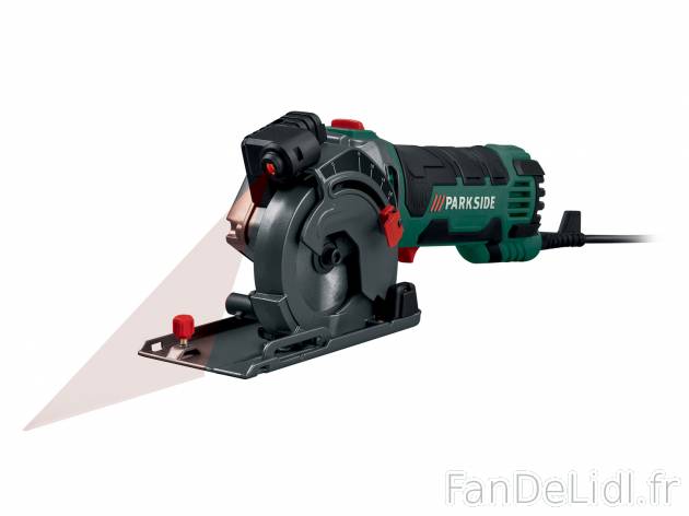 Mini-scie circulaire , prezzo 49.99 € 
- Pour le bois, le plastique, la céramique, ...