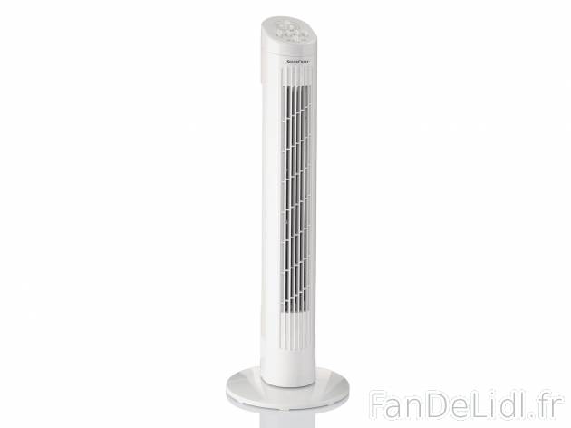 Ventilateur colonne , prezzo 24.99 € 
- Hauteur avec socle env. 78,5 cm
- 50 ...