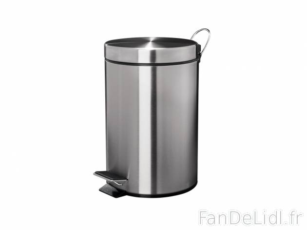 Poubelle de salle de bains , prezzo 6.99 € 
- Env. 3 L
- Env. 17 x 26 cm (Ø ...