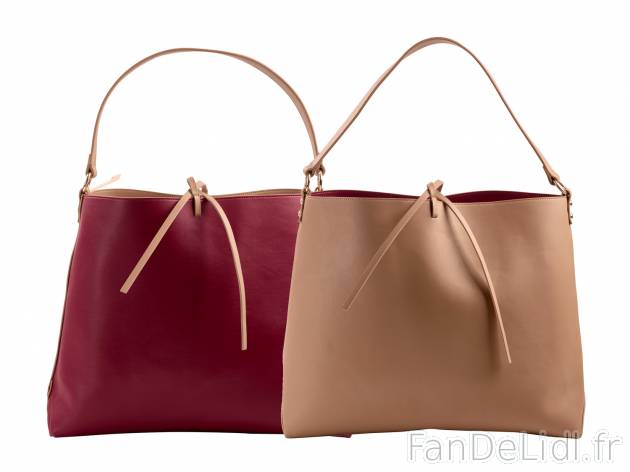 Sac réversible , prezzo 14.99 € 
- Ex. 100 % polyuréthane
- Env. 34 x 41 x ...