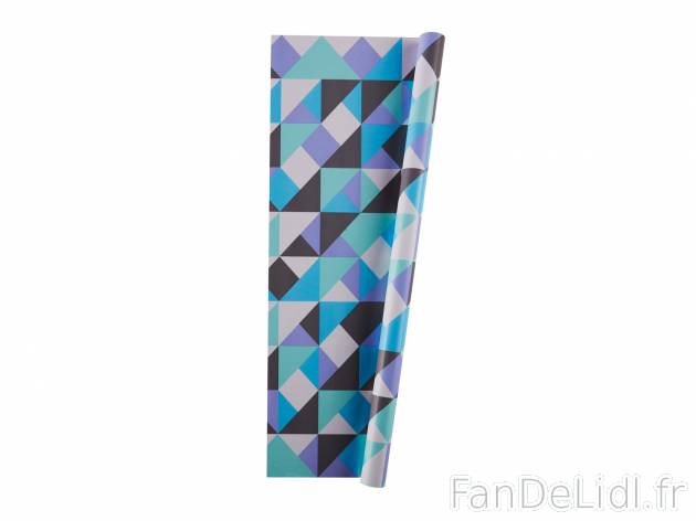 Papier cadeau , prezzo 0.99 € 
- 80 g/m²
- Env. 0,7 x 5 m
- Autres modèles ...
