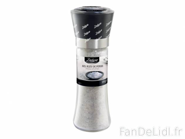 Moulin à sel1 , prezzo 3.99 € per 180 g 
- Au choix : sel cristallin du Pakistan ...