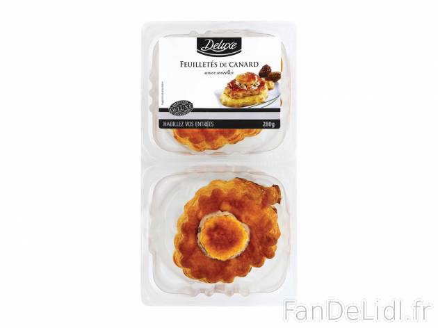2 feuilletés1 , prezzo 2.99 € per 280 g au choix 
- Au choix : canard sauce ...