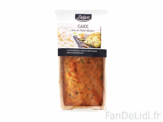 Cake aux noix de Saint-Jacques1 , prezzo 3.99 € per 260 g 
    
