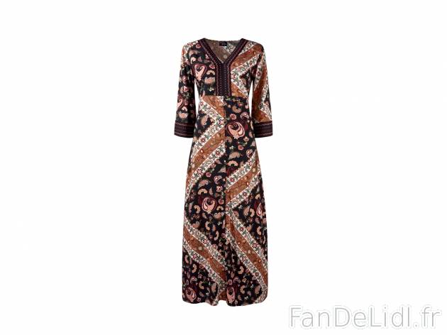 Robe longue femme , prezzo 17.99 € 
- Ex. dessus et doublure 100 % viscose
- ...