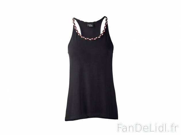 Top sans manches femme , prezzo 5.99 € 
- Ex. 95 % viscose (viscose Lenzing) ...