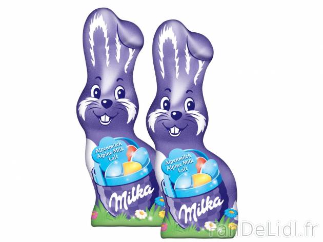 Milka lapin de Pâques1 , prezzo 3.88 € per Soit le lot de 2 x 100 g 
- Soit ...