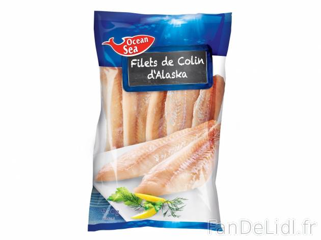 Filets de colin d’Alaska1 , prezzo 3.99 € per 950 g (PND) 
- Disponible toute ...