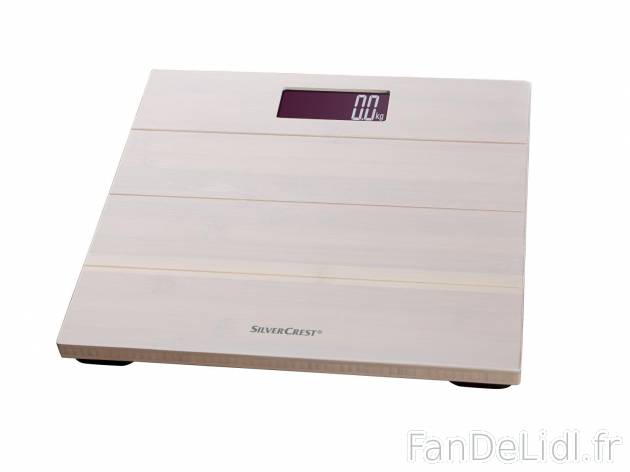 Pèse-personne avec plateau en bambou , prezzo 12.99 € per L&apos;unité au ...