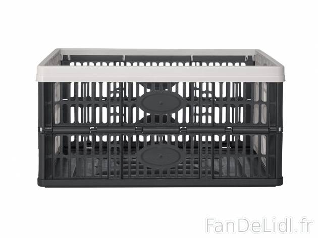Casier pliant , prezzo 2.99 € 
- Env. 32 L
- 12 kg max.
- Autre modèle disponible ...