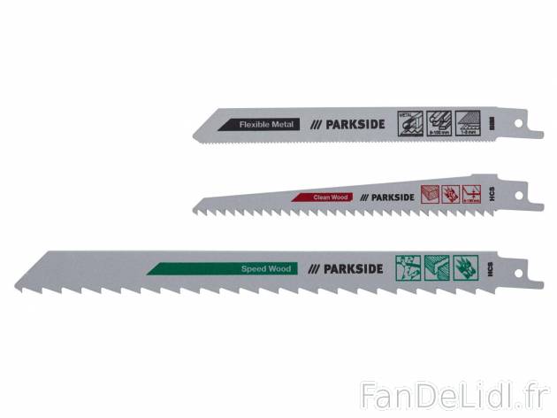 Lames de scie sabre , prezzo 2.99 € per Le set au choix 
- 3 lames de scie adaptées ...