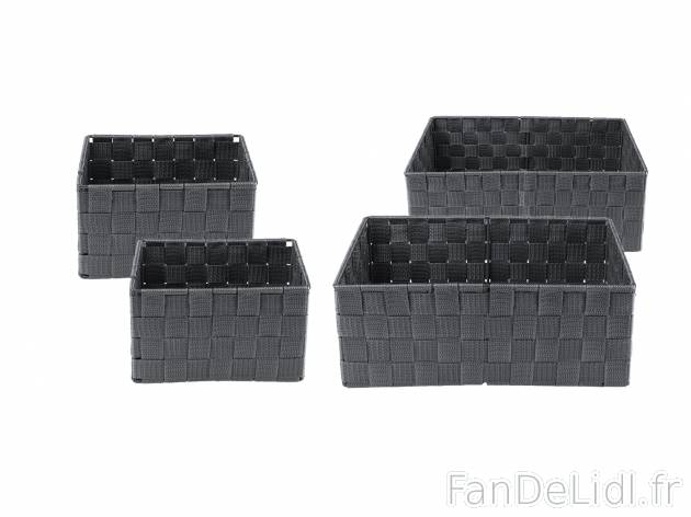 Set de paniers ou étagère à suspendre , prezzo 8.99 € 
- Ex. 100 % polypropylène
- ...