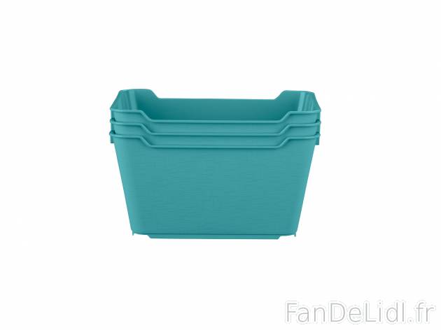 Boîte empilable , prezzo 2.99 € 
- Au choix : lot de 3 : env. 1,8 L ou lot de ...