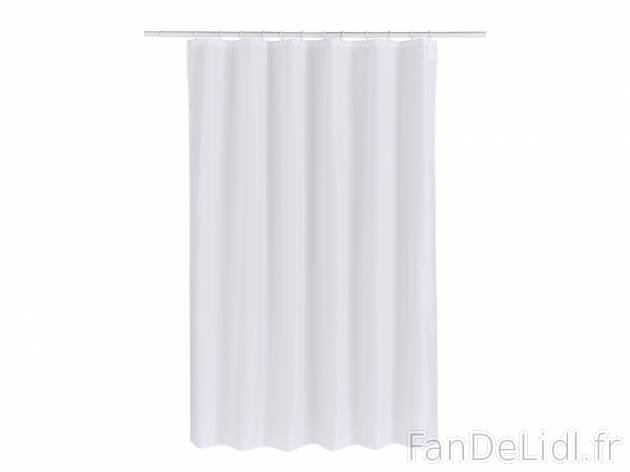 Rideau de douche , prezzo 5.99 € 
- Ex. 100 % polyester
- Env. 180 x 200 cm
- ...