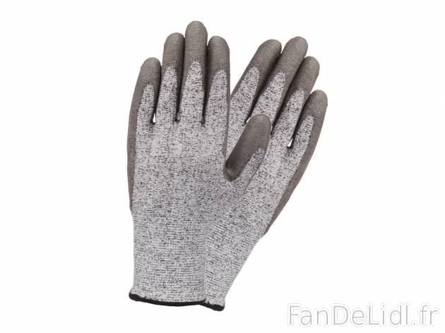 Gants de protection anti-coupures , prezzo 5.99 € 
- Pour les travaux en atelier, ...
