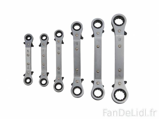 Set de clés polygonales , prezzo 12.99 € 
- Set de 6
- En acier au carbone ...
