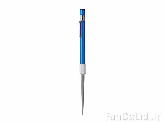 Aiguiseur diamant de poche , prezzo 1.99 € 
- Au choix : pour aiguiser les lames ...