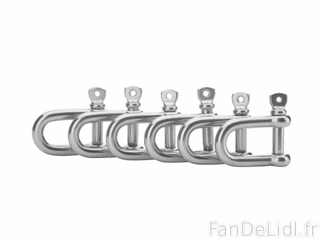 Mousquetons ou manilles en acier , prezzo 4.99 € 
- Au choix : lot de 4 mousquetons ...