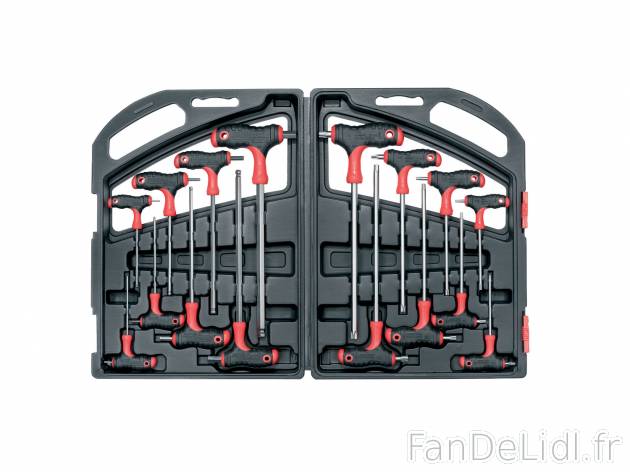 Set de clés six pans et étoile , prezzo 13.99 € 
- Set de 16
- En acier chrome-vanadium ...