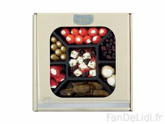 Plateau d’antipasti1 , prezzo 6.19 € per 650 g (PNE) 
- Assortiment de piments ...