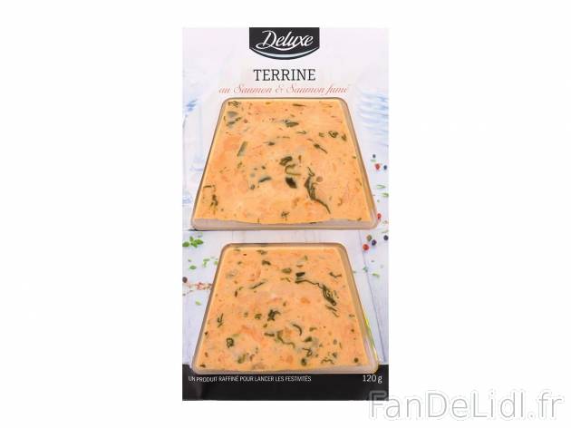 Terrine de la mer1 , prezzo 1.99 € per 120 g au choix 
- Au choix : aux noix ...