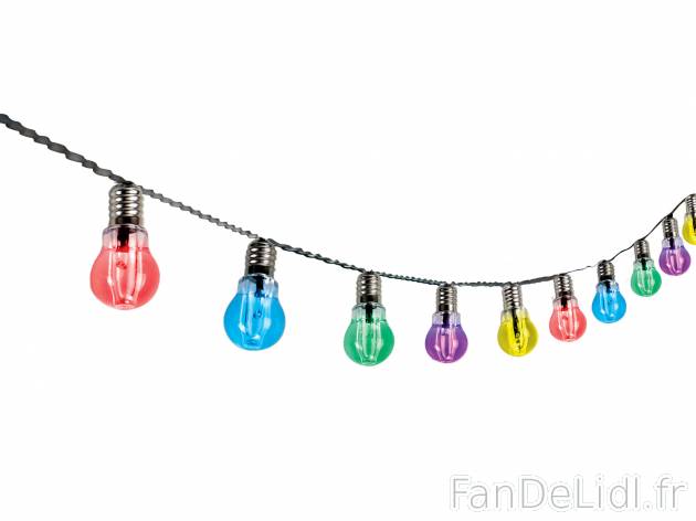 Guirlande lumineuse solaire à LED , prezzo 7.99 € 
- Env. 5 m, dont env. 2,75 ...