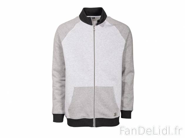 Sweat zippé , prezzo 9.99 € 
- Ex. 63 % coton et 37 % polyester
- 3 coloris ...