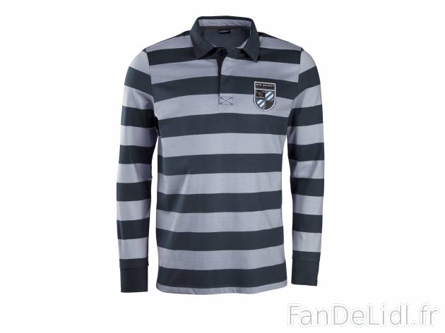 Polo homme , prezzo 9.99 €  
-  Ex. 80 % coton et 20 % polyester
-  3 coloris au choix