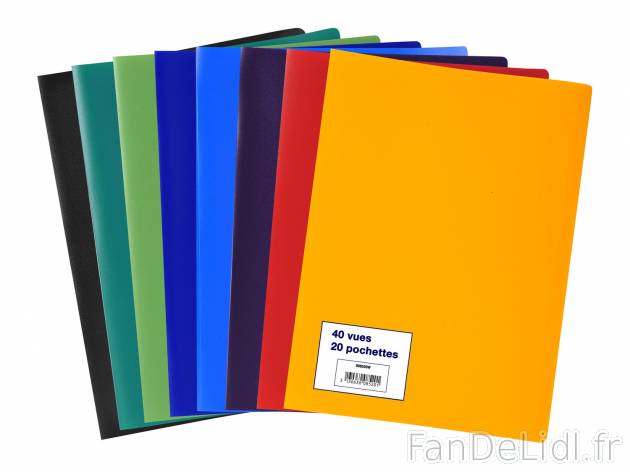 Portes-vues 60 vues , prezzo 0.99 €  
-  Coloris au choix