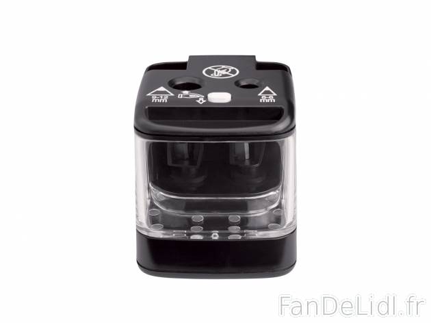 Taille-crayon électrique , prezzo 5.99 € 
- Réservoir amovible
- 4 piles alcalines ...