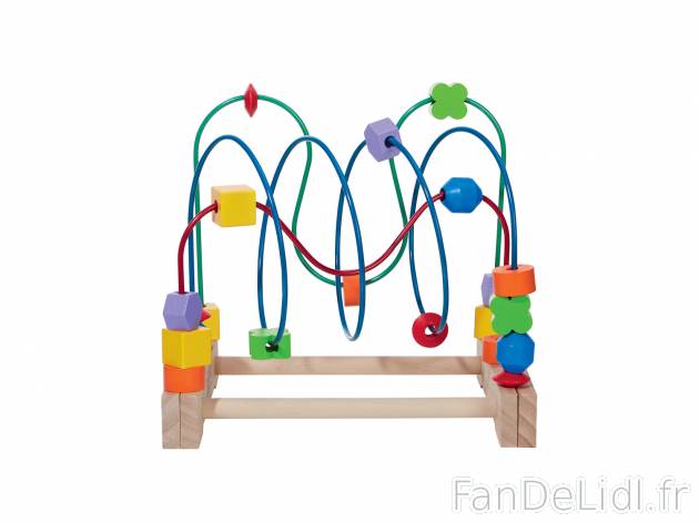 Jeu d’apprentissage en bois , prezzo 9.99 € 
- Au choix : boulier de motricité, ...