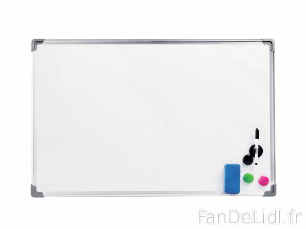 Tableau blanc , prezzo 16.99 € 
- Env. 90 x 58,5 cm (l x h)
- 3 aimants de couleur, ...