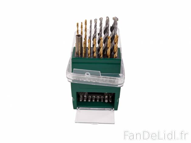 Embouts et forets , prezzo 8.99 €  
-  Au choix : set de 43 ou set de 50