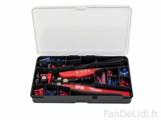 Pince à sertir avec accessoires , prezzo 12.99 € 
- Pour couper, dénuder et ...