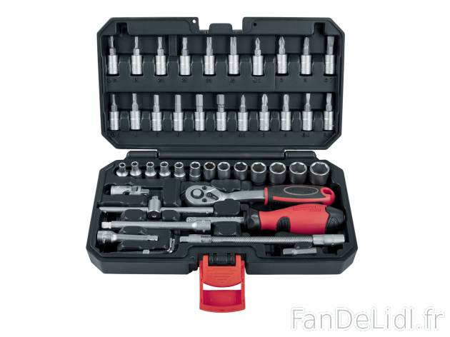Set de cliquets et d’embouts , prezzo 14.99 € 
- En acier chrome-vanadium et ...