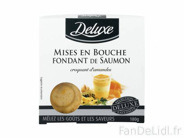 4 mises en bouche fondant saumon-amandes1 , prezzo 3.79 € per 180 g