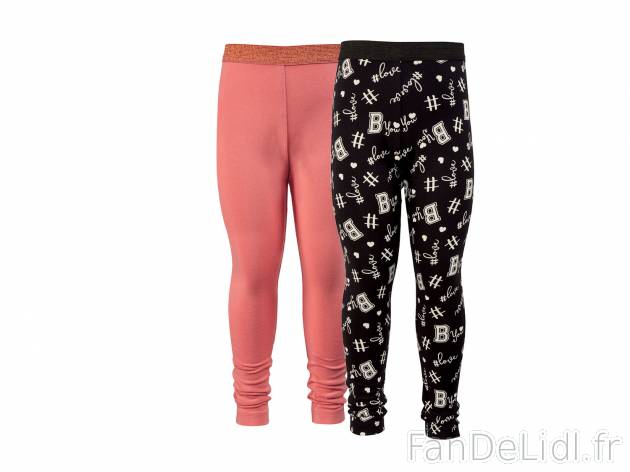 Leggings , prezzo 4.99 € 
- Ex. 95 % coton et 5 % élasthanne
- Lot de 2
- ...