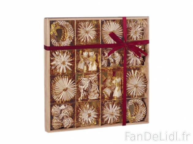 56 décorations en paille , prezzo 2,99 &#8364; per Le set au choix