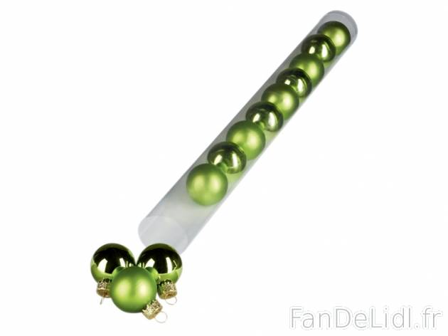 12 boules en verre , prezzo 0,99 &#8364; per Le set au choix