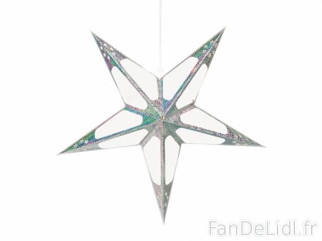 Etoile lumineuse à effet holographique , prezzo 7,99 € per L&#039;unité ...