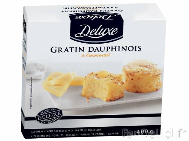 Gratin dauphinois à l&#039;emmental1 , prezzo 2,19 € per 4 x 100 g, 1 kg ...